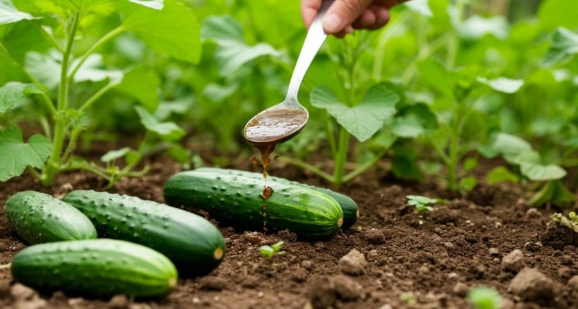 Огурцы «затопят» урожаем: сыплю 1 ложку под корень — будут давать плоды до октября
