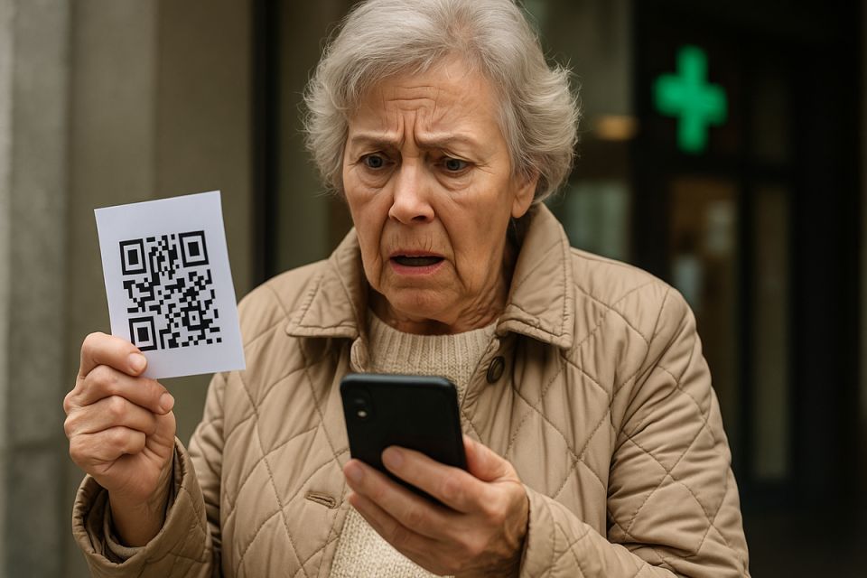    QR-:      ?