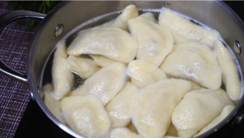 Вареники по-новому с двойной начинкой