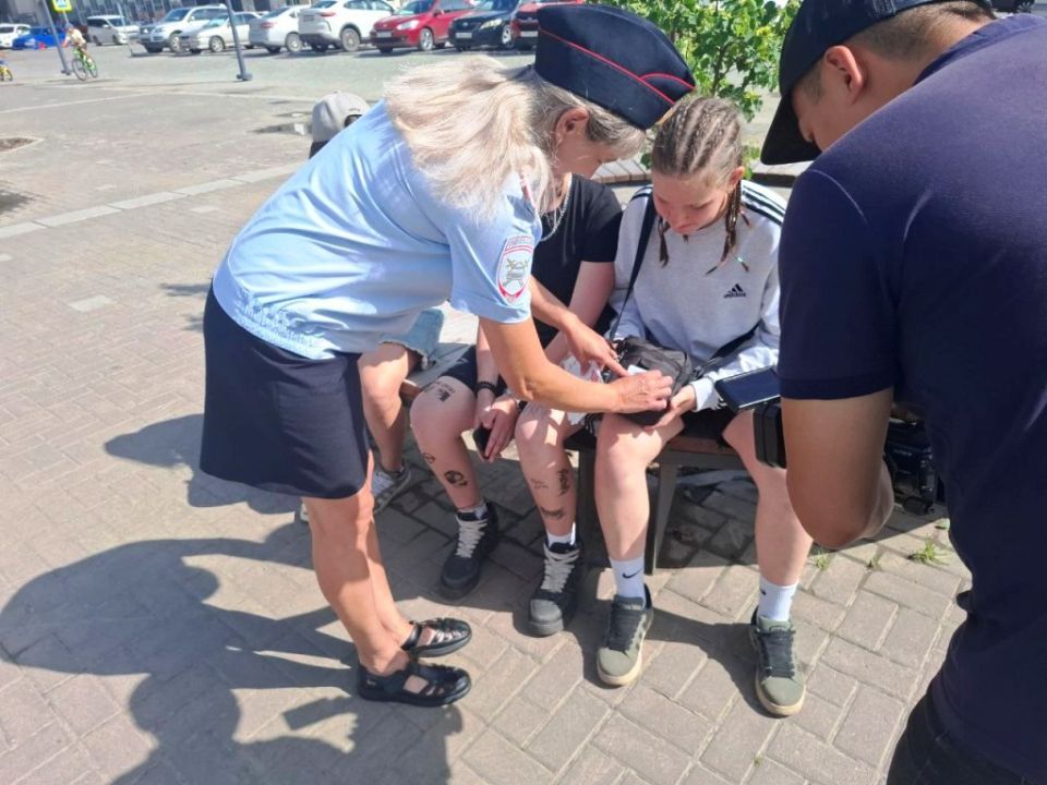 Дорожные полицейские провели профилактическую акцию «Безопасное лето!»