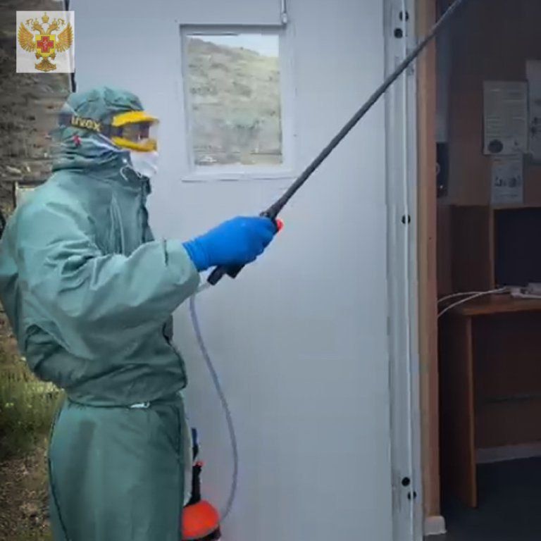Учения по отработке действий при вспышке чумы прошли на международном пункте пропуска в Ташанте