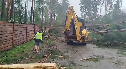 Последствия урагана в Чемальском районе