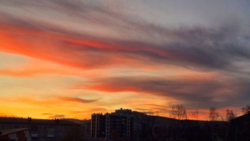 Такое утро красивое сегодня у нас было…