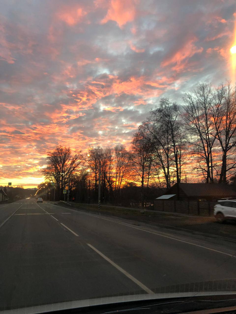 Огненный закат сегодня в Майме