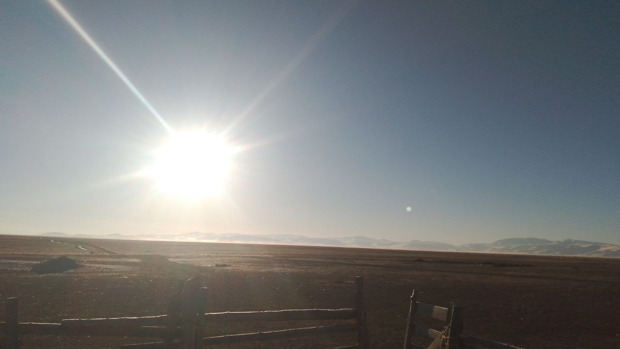 Утро в Чуйской степи. От подписчика Утро в Чуйской степи. От подписчика