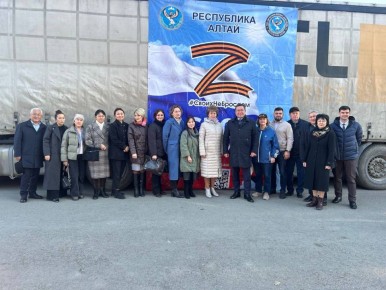 Гуманитарный конвой отправили землякам в зону СВО