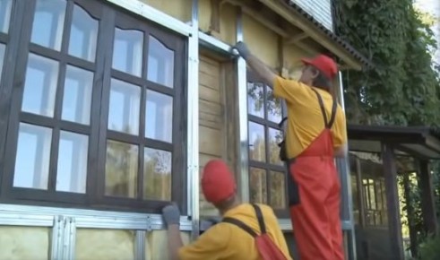 Отделка фасадов домов сайдингом