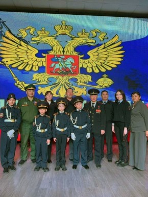 В Кош-Агачском районе сотрудники полиции и ветераны органов внутренних дел приняли Присягу у кадетов
