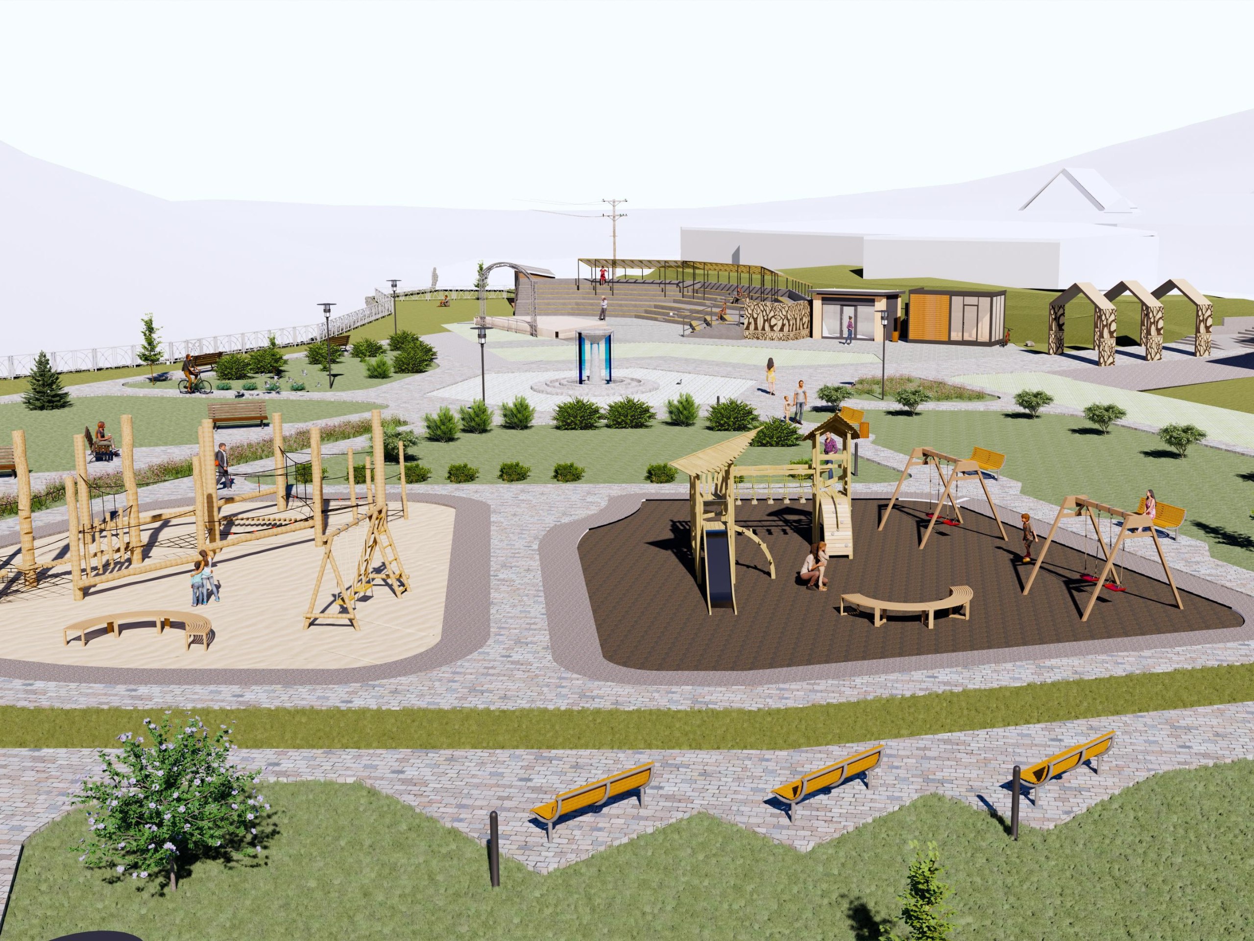 Центр Усть-Кана преобразился благодаря федеральной программе благоустройства Центр Усть-Кана преобразился благодаря федеральной программе благоустройства