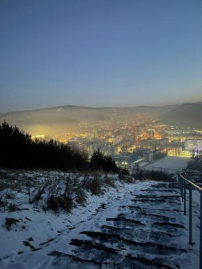 Вечерний Горно-Алтайск. Фото от подписчика