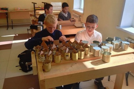 Школьники Республики Алтай поддержали бойцов в зоне СВО