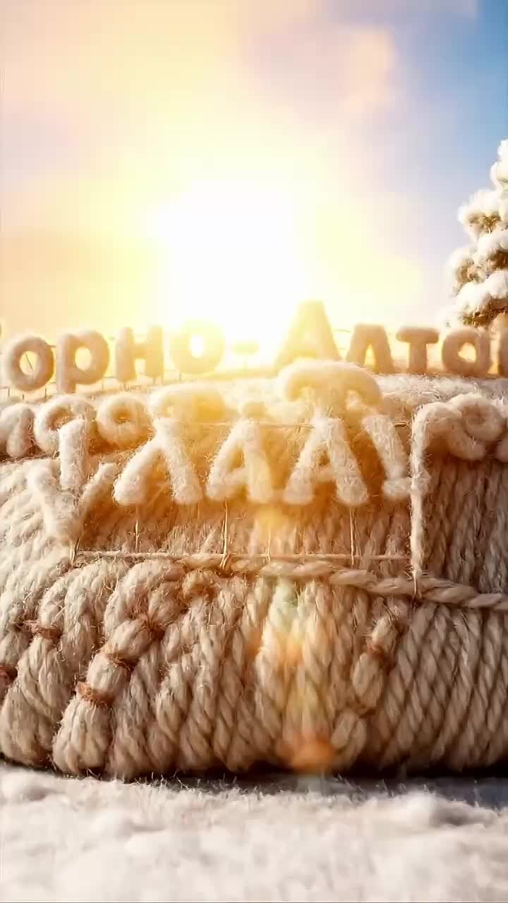 Вязаный Алтай. Это просто шедевр