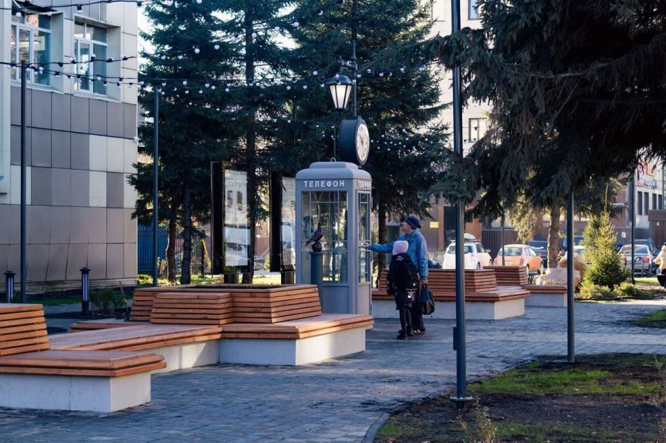 Шесть дворовых и общественных территорий благоустроены в Горно-Алтайске – о завершении работ сообщила мэр города Ольга Сафронова