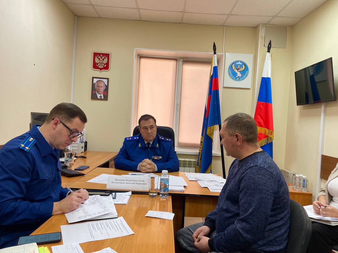 Прокурор Республики Алтай провел личный прием жителей Шебалинского района Прокурор Республики Алтай провел личный прием жителей Шебалинского района