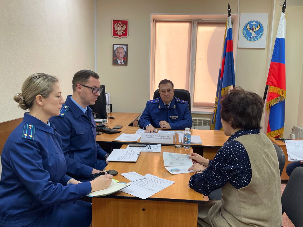 Прокурор Республики Алтай провел личный прием жителей Шебалинского района Прокурор Республики Алтай провел личный прием жителей Шебалинского района