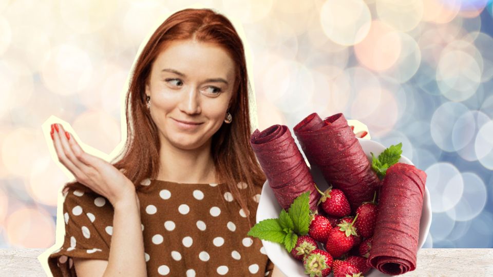 Клубничная пастила из двух ингредиентов: родных за уши не оттащите