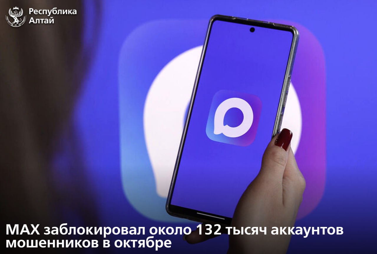 Около 132 тысяч аккаунтов мошенников было заблокировано в национальном мессенджере МАХ в октябре