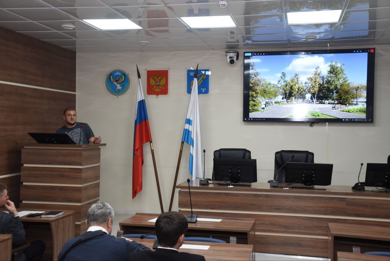 Обсуждение дизайн-проектов по благоустройству общественных территорий, которые преобразятся в 2026 году, состоялось в администрации Горно-Алтайска Обсуждение дизайн-проектов по благоустройству общественных территорий, которые преобразятся в 2026 году, состоялось в администрации Горно-Алтайска