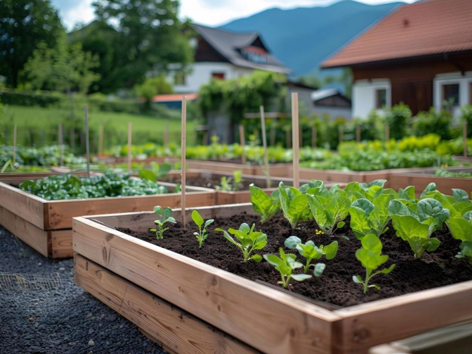 Приподнятые грядки: стильный подход к дачному садоводству