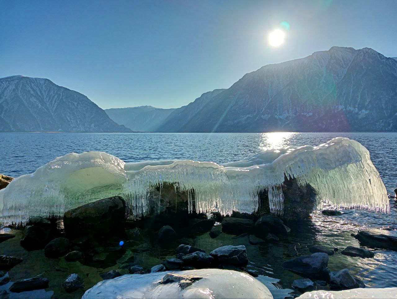 Ледяная архитектура Телецкого озера Ледяная архитектура Телецкого озера