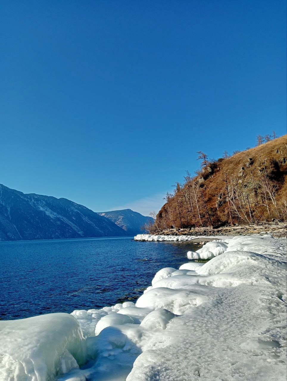 Ледяная архитектура Телецкого озера Ледяная архитектура Телецкого озера