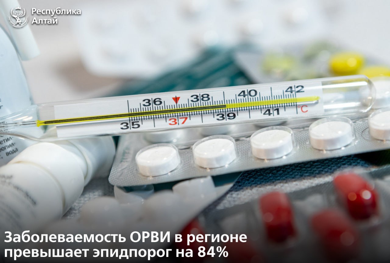 На прошлой неделе в медицинские организации Республики Алтай с симптомами ОРВИ обратились более 2,2 тыс