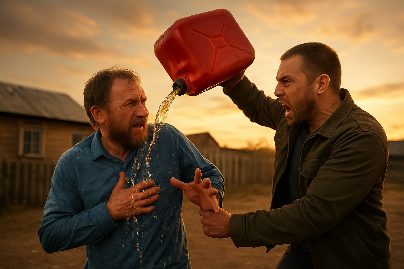 В Кош-Агачском районе пьяный сельчанин облил знакомого бензином и угрожал поджечь