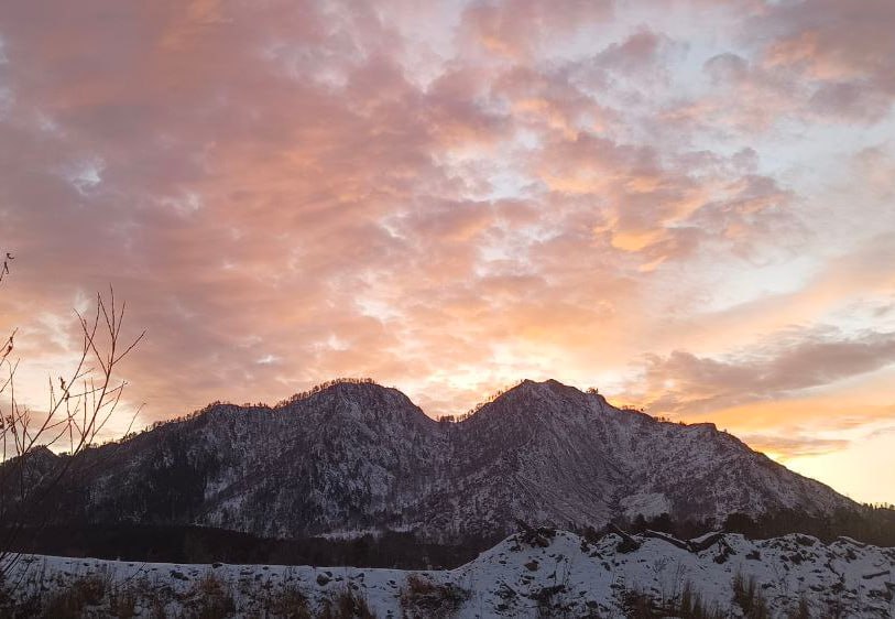 Продолжается перекличка В Чемале тоже красиво