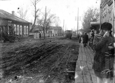 Ойрот-Тура. 1931 г.. На этой фотографии – часть бывшей Советской улицы