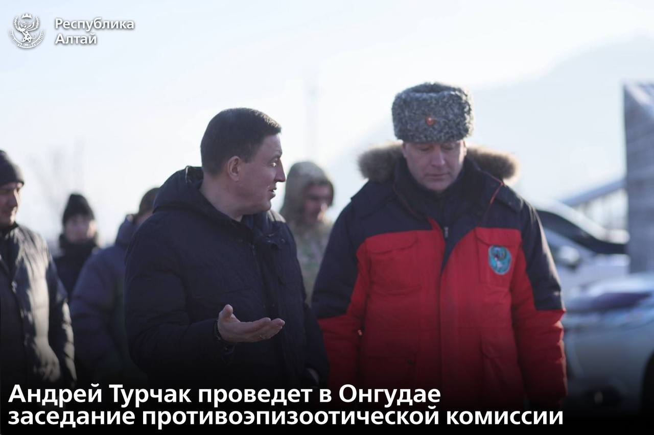 Глава Республики Алтай Андрей Турчак работает сегодня в Онгудайском районе, где в двух поселениях перед Новым годом были выявлены случаи пастереллёза у сельхозживотных