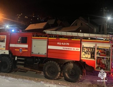 Пожар в Горно-Алтайске. Подробнее рассказали здесь