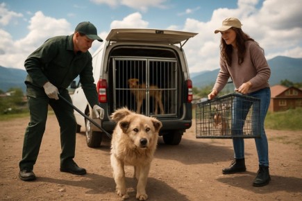 Отлов безнадзорных собак в Горно-Алтайске