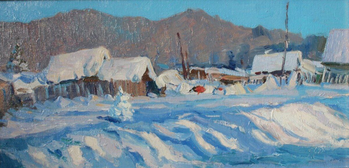 #поэтическоеутро. БЕЛЫЙ МЕСЯЦ — ЧАГАН АЙ (январь) На лыжах дети пролетят, И по лыжням, вослед Скользит за ними на закат Рассветный колкий свет