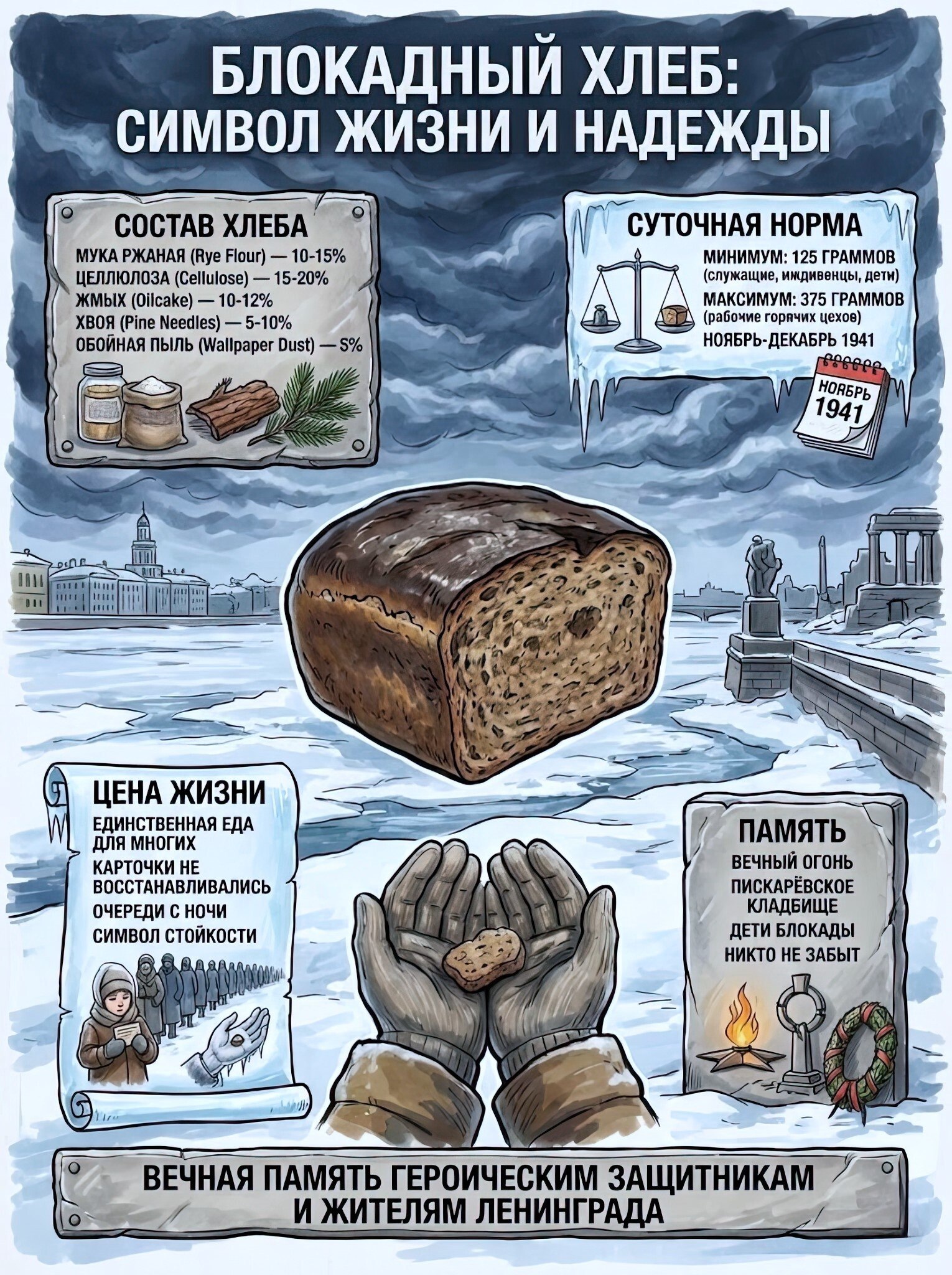 27 января — День полного освобождения Ленинграда от фашистской блокады