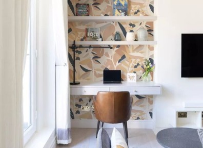 Остатки обоев обретают новую жизнь в доме