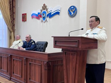 В следственном управлении состоялось торжественное мероприятие, посвященное 15-летию со дня образования СК России