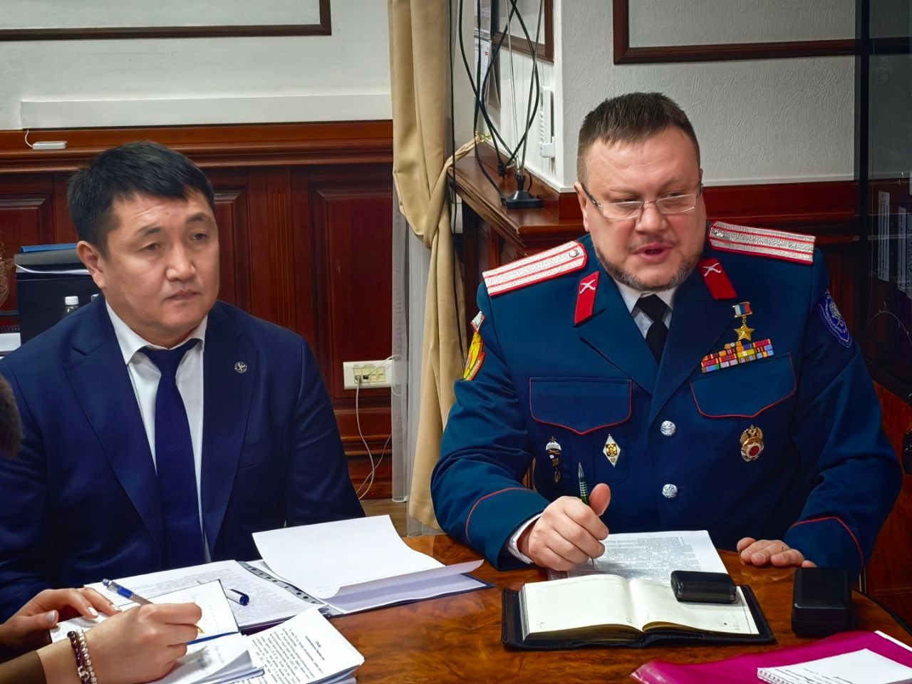 Атаман Сибирского казачьего войска посетил Республику Алтай с рабочим визитом Атаман Сибирского казачьего войска посетил Республику Алтай с рабочим визитом