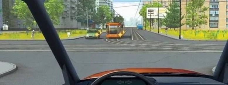 При движении в прямом направлении, Вам следует: