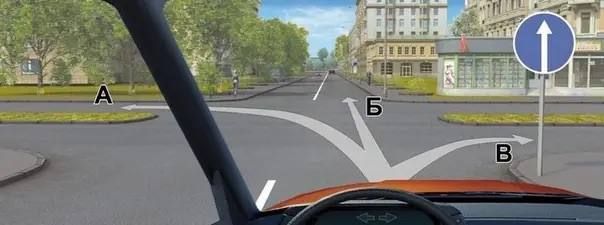 Вам можно продолжить движение на перекрёстке: