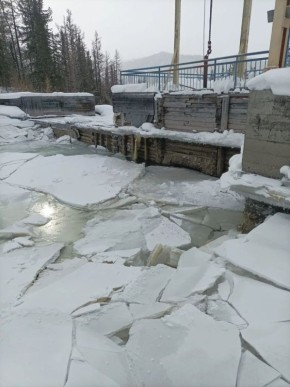 С конца января Джазаторская ГЭС в Кош-Агачском районе перешла на особый режим работы