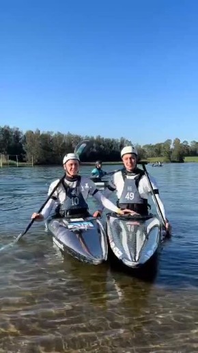 Студенты ГАГУ, мастера спорта Иван и Андрей Козловы, проходят тренировочный сбор в Австралии в составе сборной России по гребному слалому