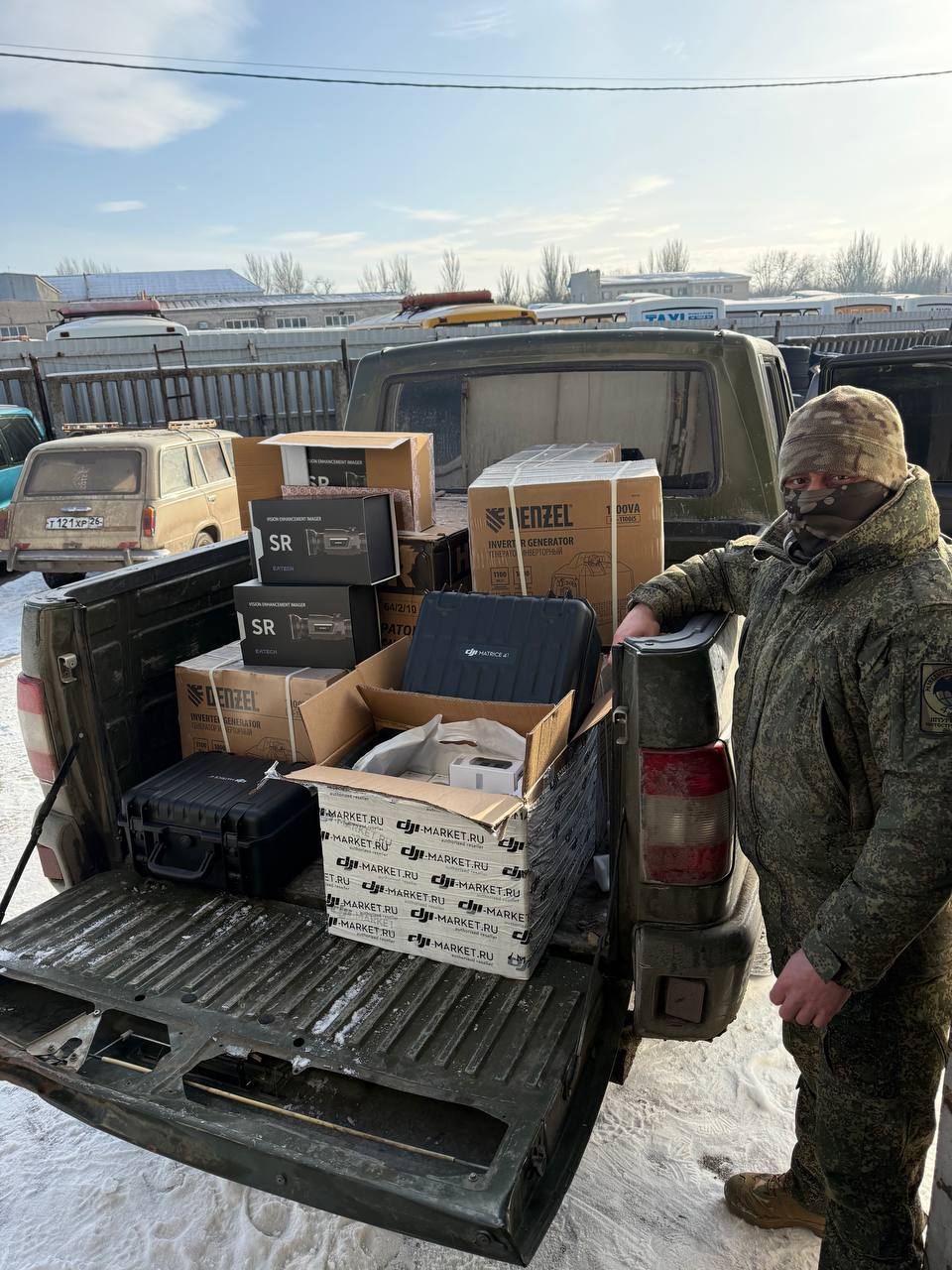 Нашим бойцам передана гуманитарная помощь Нашим бойцам передана гуманитарная помощь