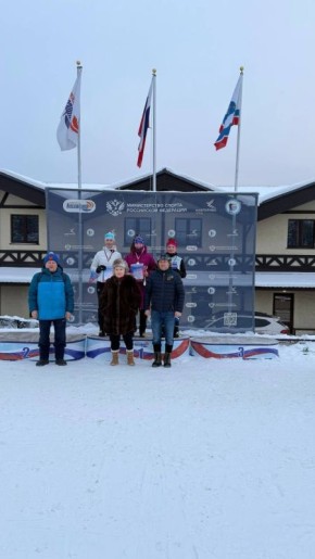 Екатерина Белякова призер межрегиональные соревнований по биатлону