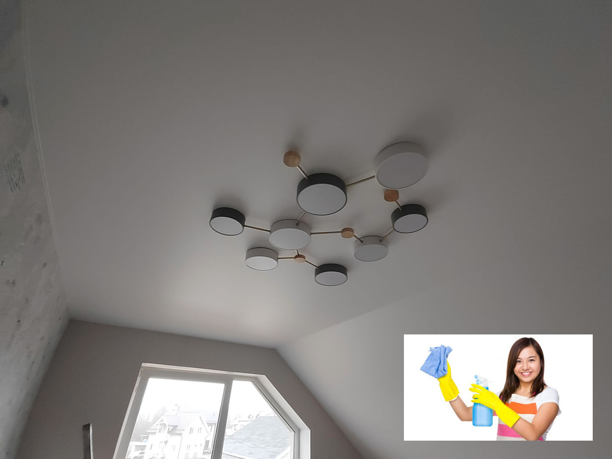 Как самостоятельно ухаживать за натяжными потолками: советы эксперта