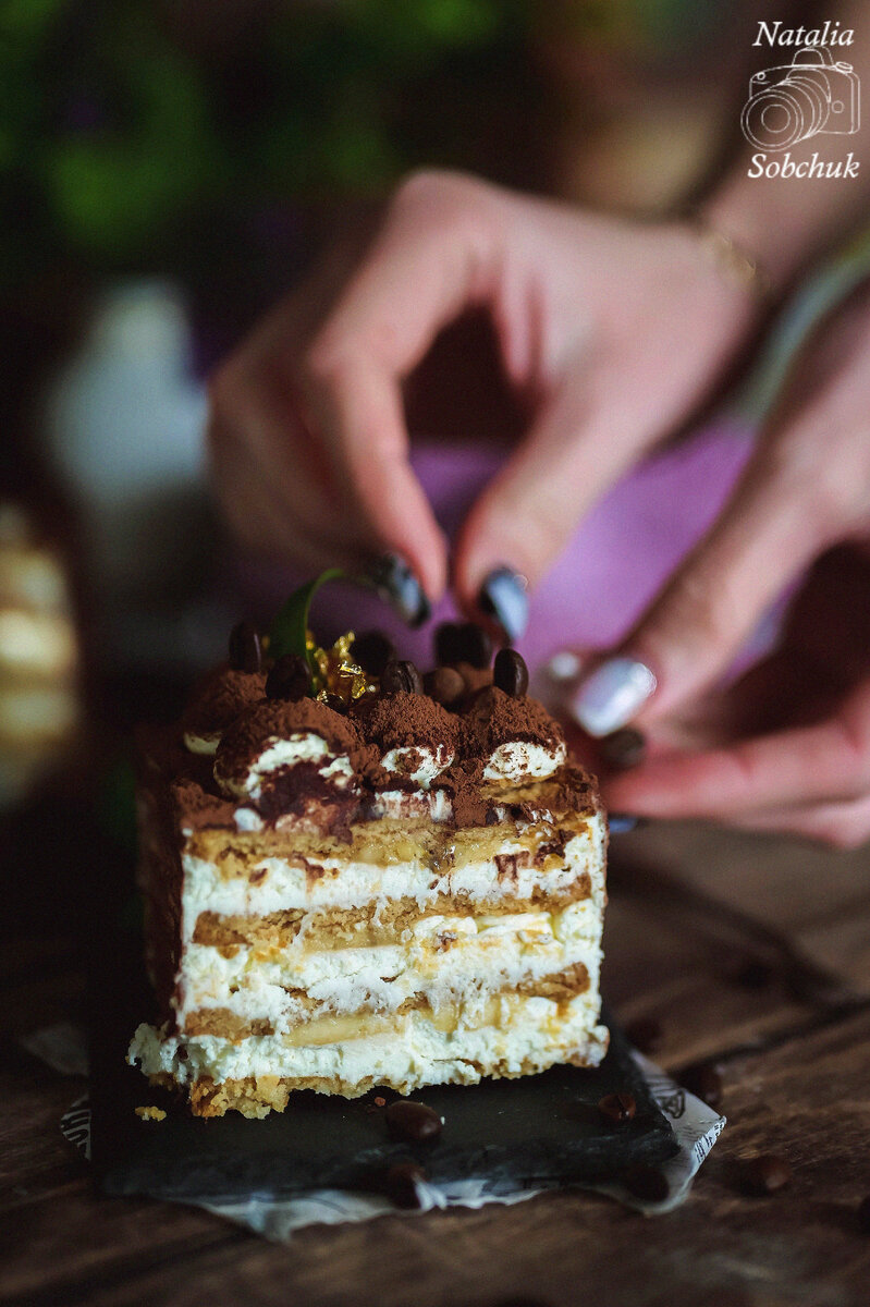 Нежное тирамису с бананом: просто, быстро и без выпечки