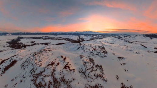 Доброе утро, Горный. Фото Эдуарда Белоусова