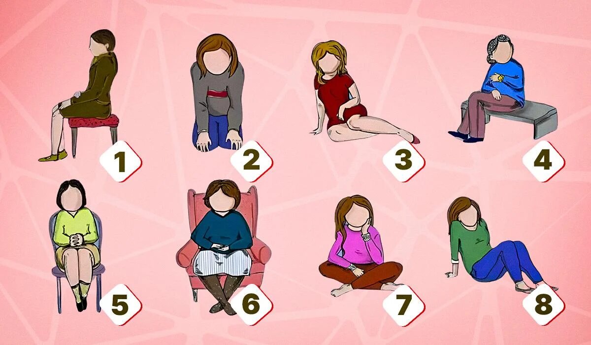 Что ваша любимая поза сидя говорит о вас?