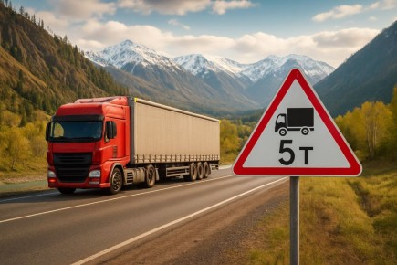Внимание, дальнобойщики и перевозчики! В Республике Алтай вводятся весенние ограничения для тяжеловесов