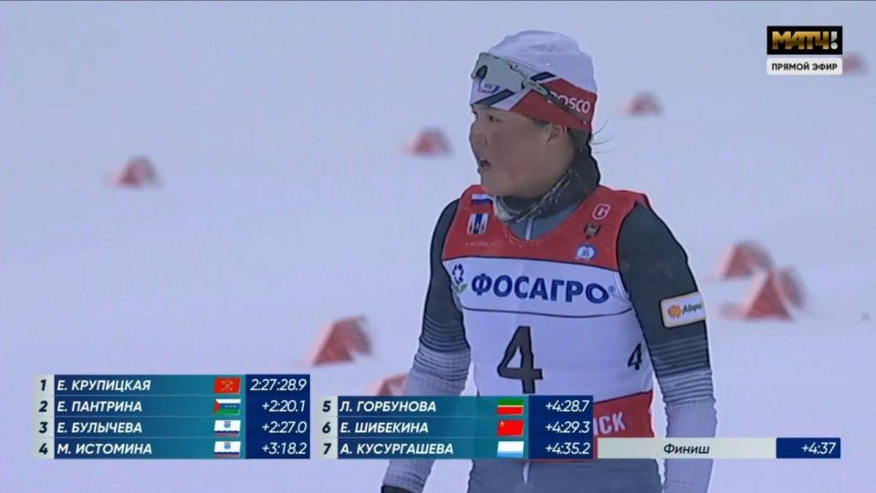 Несмотря на казусы, Арина Кусургашева, студентка ППФ ГАГУ, становится седьмой на Чемпионате России по лыжным гонкам, показав свои лучшие бойцовские качества