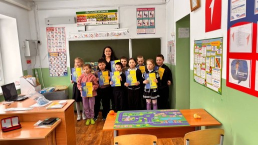 Сотрудники Госавтоинспекции провели урок безопасности для школьников села Александровка